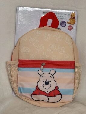 Disney Winnie the Pooh Insulated Toddler Backpack with Removable Tether Strap